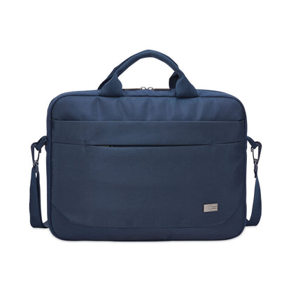 Case Logic Advantage Laptop Attache, Fits Devices Up to 15.6", Polyester, 16.1 x 2.8 x 13.8, Dark Blue