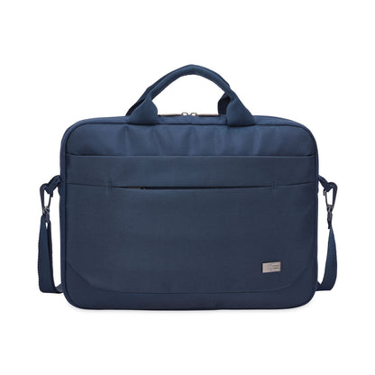 Case Logic Advantage Laptop Attache, Fits Devices Up to 14", Polyester, 14.6 x 2.8 x 13, Dark Blue