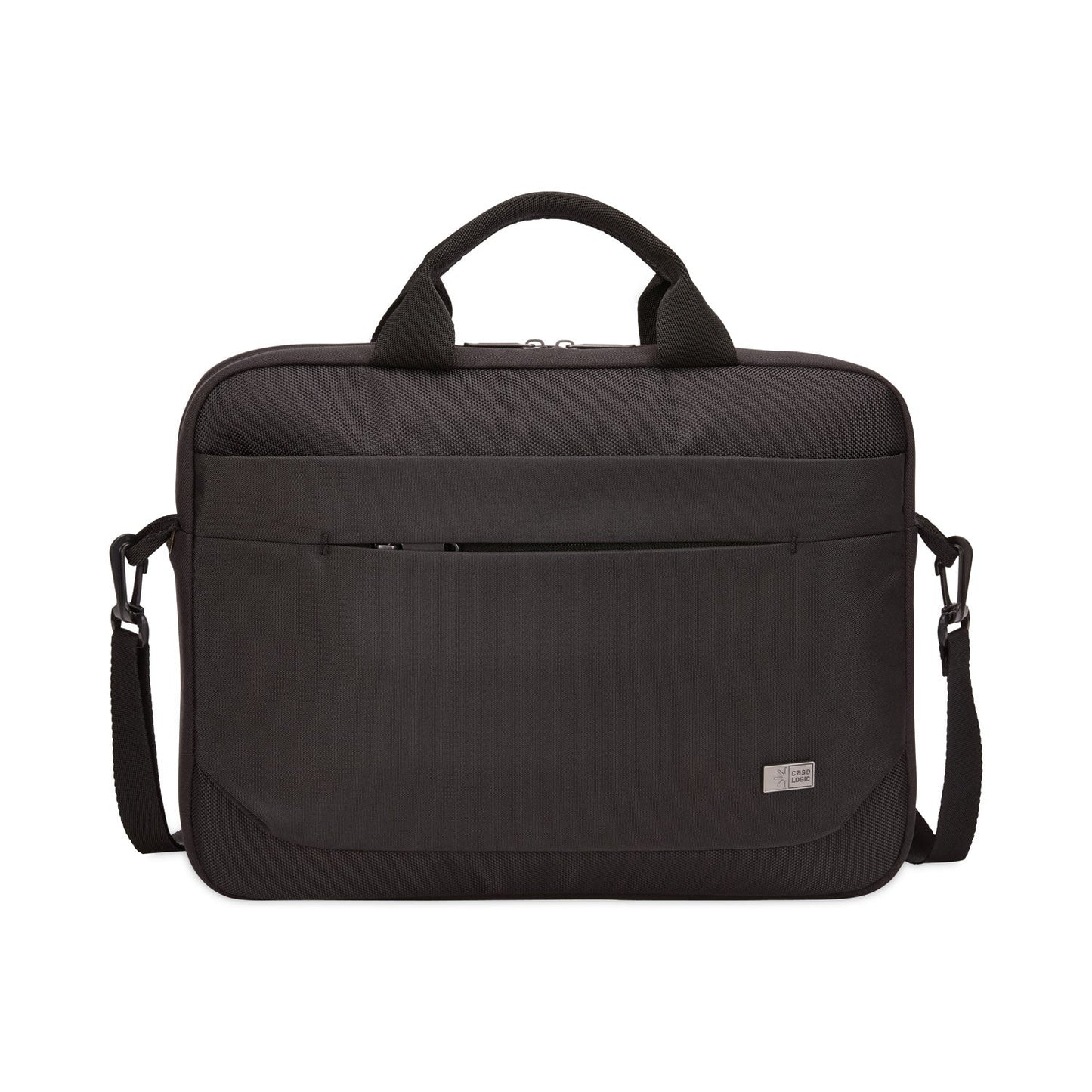 Case Logic Advantage Laptop Attache, Fits Devices Up to 11.6", Polyester, 11.8 x 2.2 x 10.2, Black