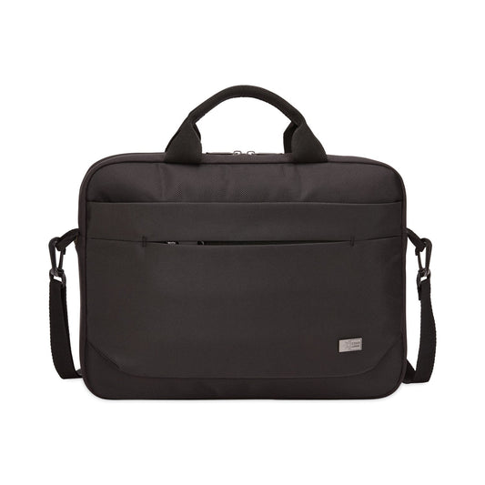 Case Logic Advantage Laptop Attache, Fits Devices Up to 11.6", Polyester, 11.8 x 2.2 x 10.2, Black