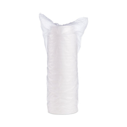 Dart Foam Container, Squat, 8 oz, 4.63" Diameter x 1.13"h, White, 500/Carton