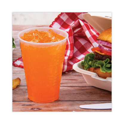 Dart High-Impact Polystyrene Cold Cups, 12 oz, Translucent, 1,000/Carton