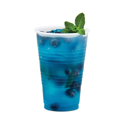 Dart High-Impact Polystyrene Cold Cups, 20 oz, Translucent, 1,000/Carton