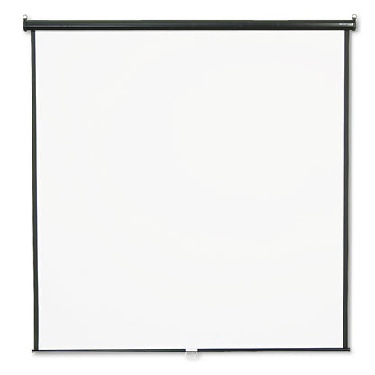 Quartet Wall or Ceiling Projection Screen, 84 x 84, White Matte Finish