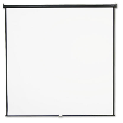 Quartet Wall or Ceiling Projection Screen, 96 x 96, White Matte Finish