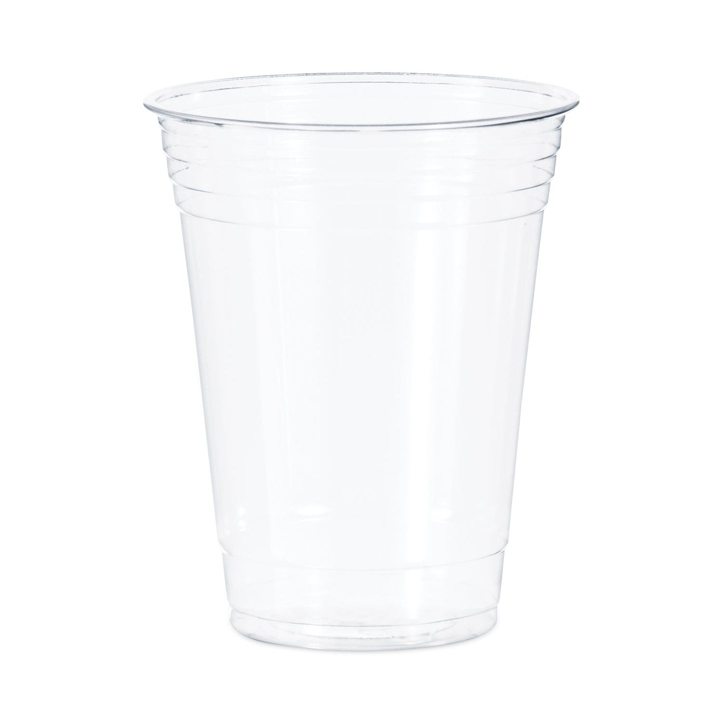 Dart Ultra Clear PET Cups, 16 oz, Squat, 50/Bag, 20 Bags/Carton