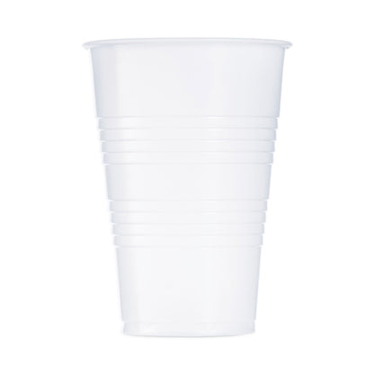 Dart High-Impact Polystyrene Cold Cups, Perfect Pak, 16 oz, Translucent, 500/Carton