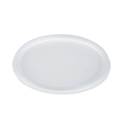 Dart Plastic Lids for Foam Containers, Flat, Vented, Fits 24-32 oz, Translucent, 100/Pack, 5 Packs/Carton