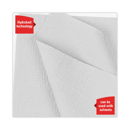 WypAll General Clean X60 Cloths, Small Roll, 9.8 x 13.4, White, 130/Roll, 12 Rolls/Carton