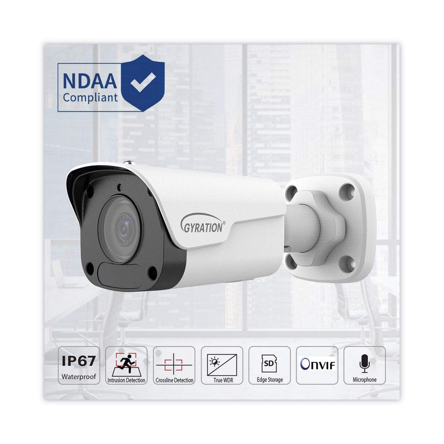Gyration Cyberview 200B 2 MP Outdoor IR Fixed Bullet Camera
