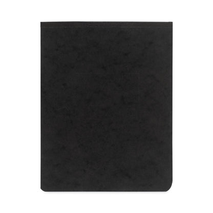 ACCO PRESSTEX Report Cover with Tyvek Reinforced Hinge, Top Bound, Two-Piece Prong Fastener, 2" Capacity, 8.5 x 11, Black/Black