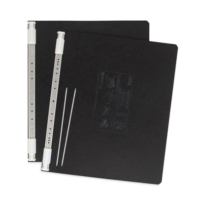 ACCO PRESSTEX Covers with Storage Hooks, 2 Posts, 6" Capacity, 14.88 x 11, Black