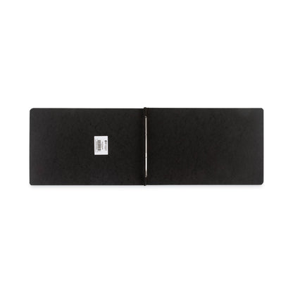 ACCO Pressboard Report Cover with Tyvek Reinforced Hinge, Two-Piece Prong Fastener, 3" Capacity, 11 x 17,  Black/Black