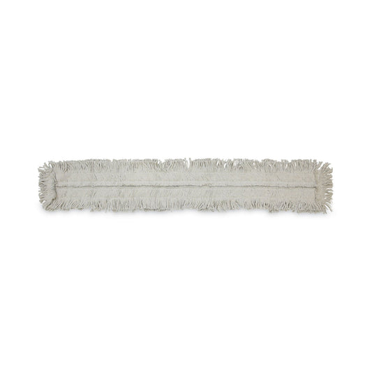 Boardwalk Disposable Dust Mop Head, Cotton, Cut-End, 60w x 5d