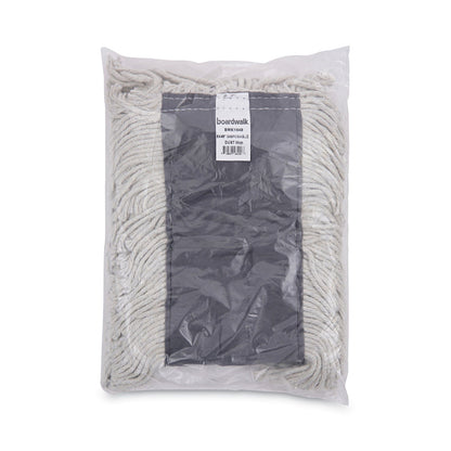 Boardwalk Mop Head, Dust, Disposable, Cotton/Synthetic Fibers, 48 x 5, White