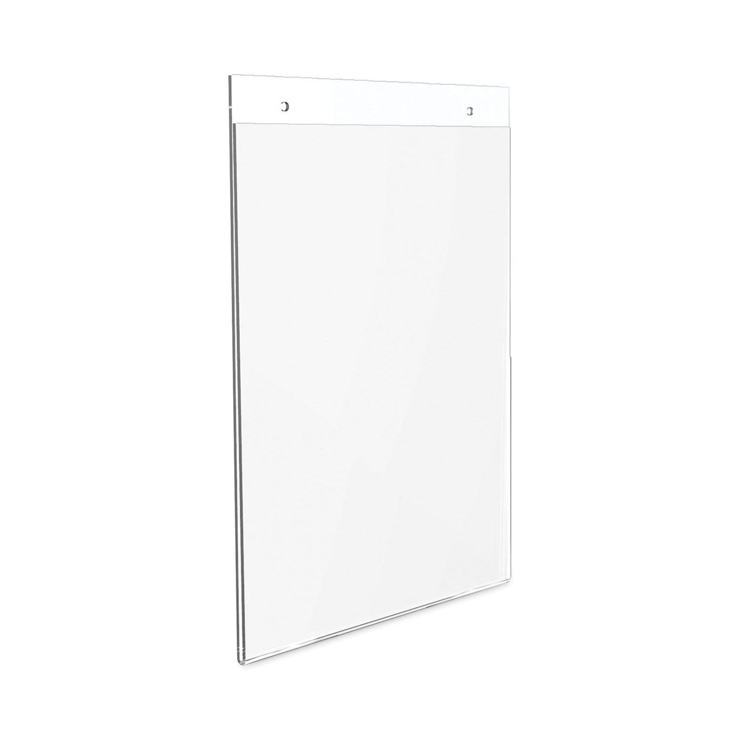 deflecto Classic Image Wall-Mount Sign Holder, Portrait, 8.5 x 11, Clear