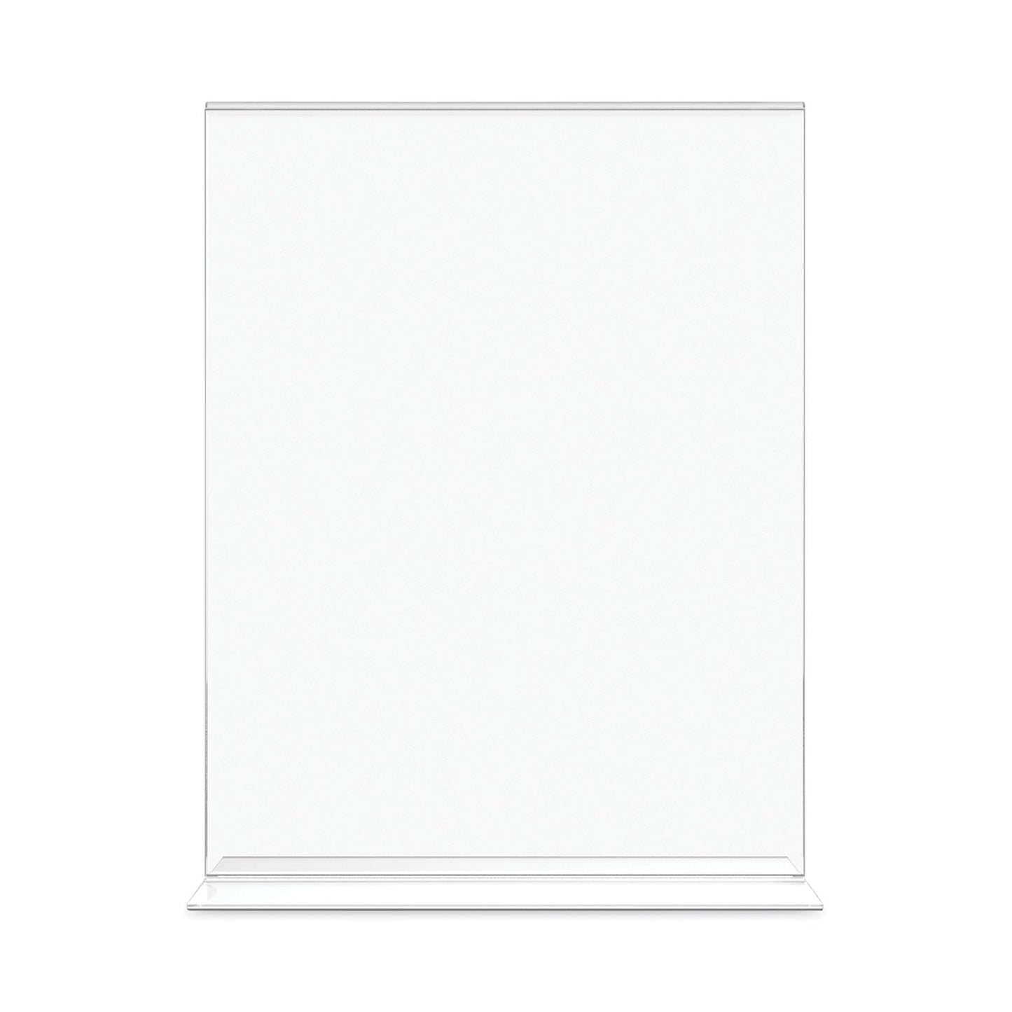 deflecto Classic Image Double-Sided Sign Holder, 8.5 x 11 Insert, Clear