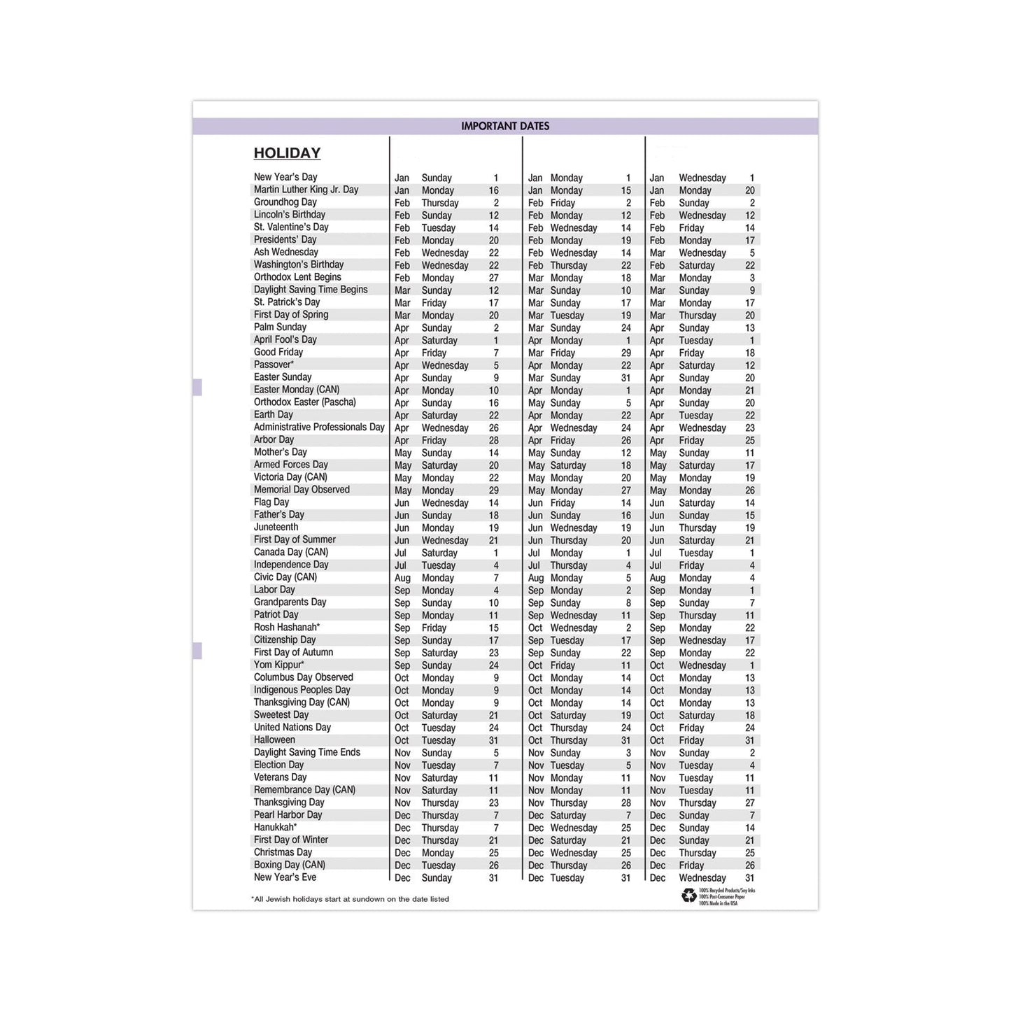 House of Doolittle Recycled WildFlower Weekly/Monthly Planner, Wild Flower Artwork, 11 x 8.5, Gray/White/Purple Cover, 12-Month (Jan-Dec): 2023