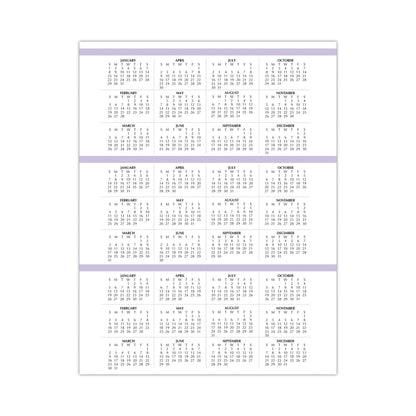 House of Doolittle Recycled WildFlower Weekly/Monthly Planner, Wild Flower Artwork, 11 x 8.5, Gray/White/Purple Cover, 12-Month (Jan-Dec): 2023