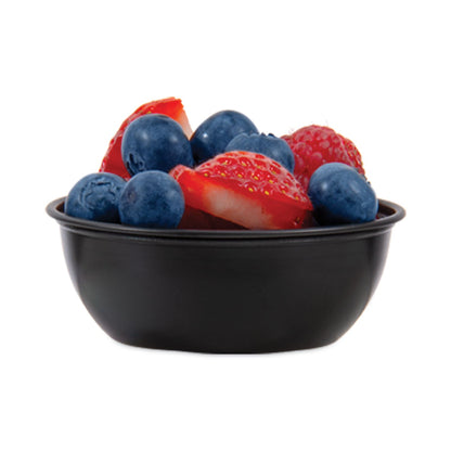 Dart Polystyrene Souffle Portion Cups, 3.5 oz, Black, 250/Bag, 10 Bags/Carton