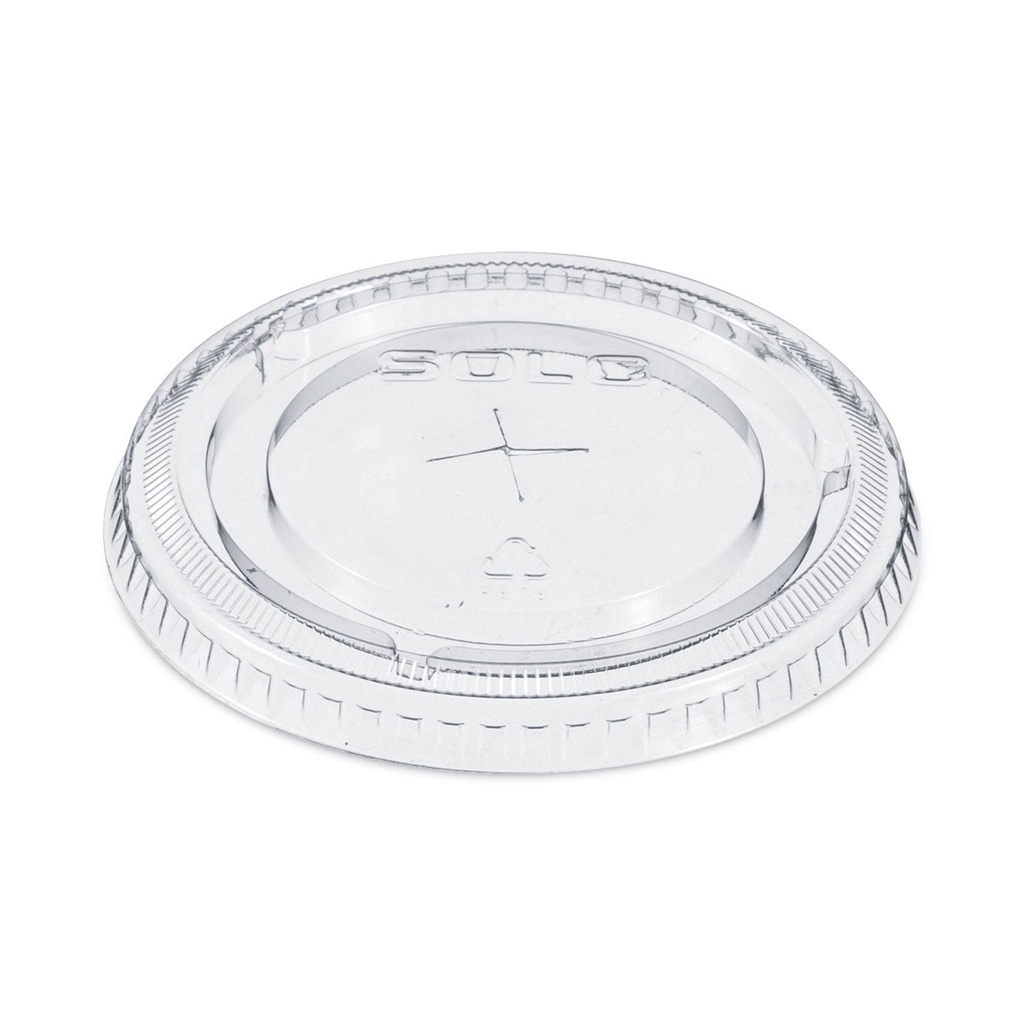 Dart Straw-Slot Cold Cup Lids, Fits 9 oz to 20 oz Cups, Clear, 100/Pack