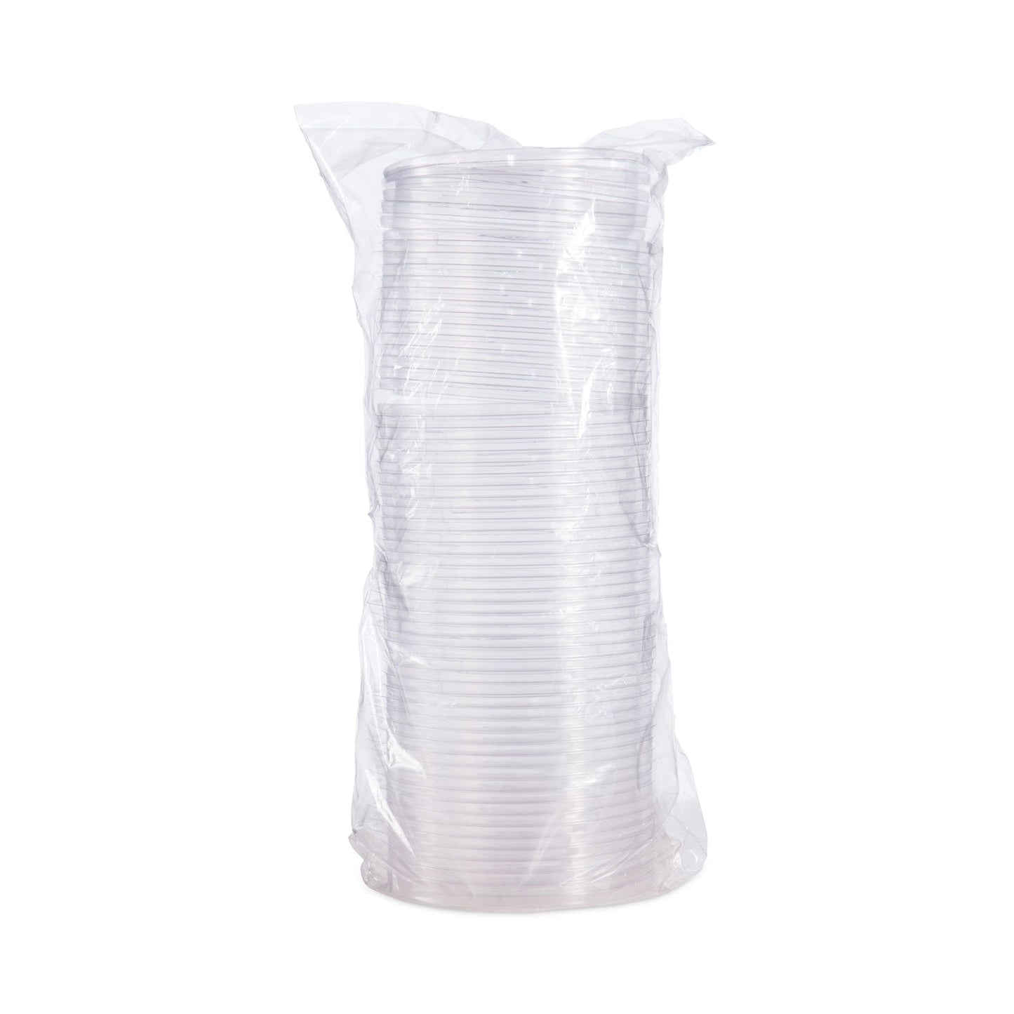 Dart PresentaBowls Clear Flat Lids, 5.4" Diameter x 0.3"h, Plastic, 504/Carton
