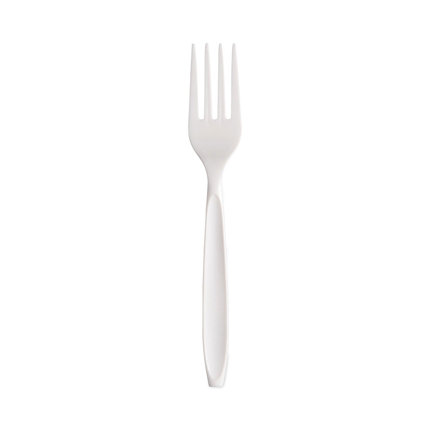 Dart Boxed Reliance Medium Heavy Weight Cutlery, Fork, White, 1000/Carton