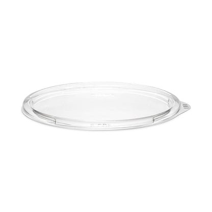 Dart PresentaBowls Clear Flat Lids, 5.4" Diameter x 0.3"h, Plastic, 504/Carton