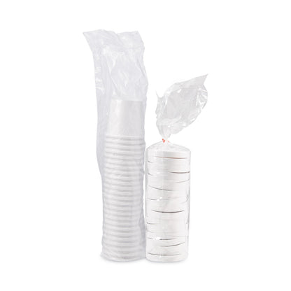 Dart Flexstyle Double Poly Food Combo Pack, 16 oz, White, Paper, 25/Pack, 10 Packs/Carton