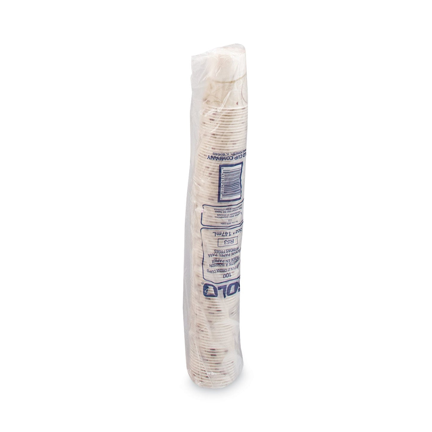 Dart Symphony Design Paper Water Cups, 5 oz, 100/Bag, 30 Bags/Carton