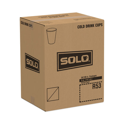 Dart Symphony Design Paper Water Cups, 5 oz, 100/Bag, 30 Bags/Carton