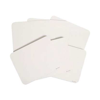 U Brands Single-Sided Dry Erase Lap Board, 12 x 9, White Surface, 6/Pack