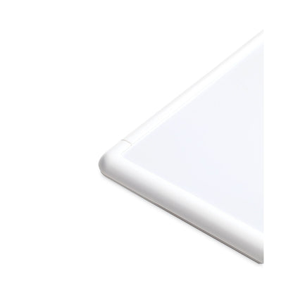 U Brands Magnetic Dry Erase Board with Plastic Frame, 14.66 x 11, White Surface and Frame
