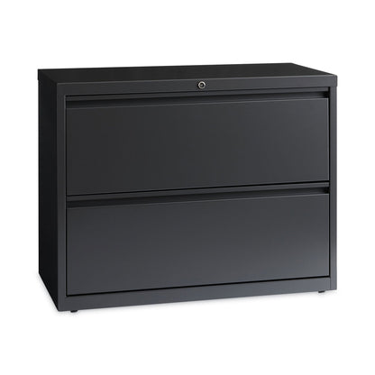 Hirsh Industries Lateral File Cabinet, 2 Letter/Legal/A4-Size File Drawers, Charcoal, 36 x 18.62 x 28
