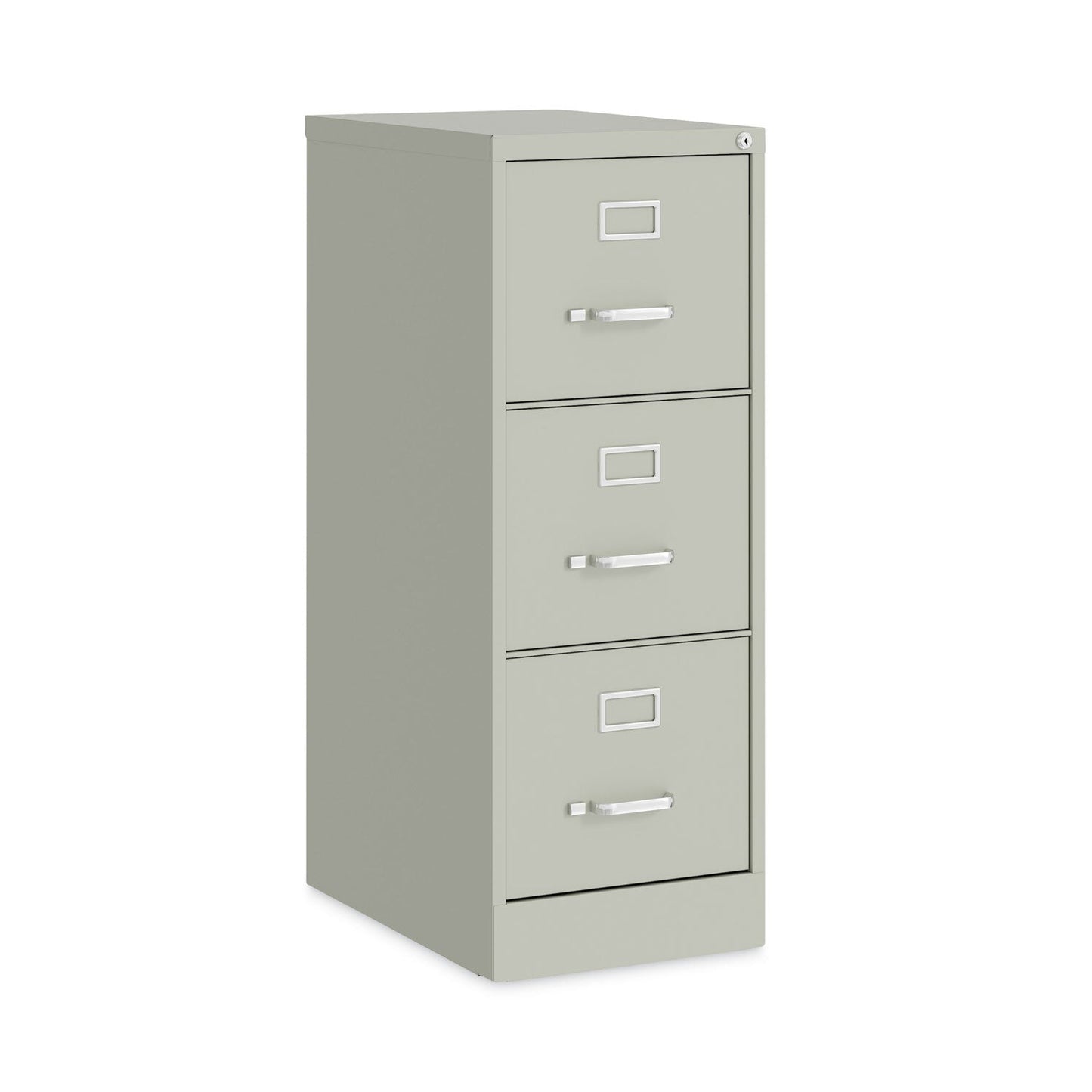Hirsh Industries Vertical Letter File Cabinet, 3 Letter-Size File Drawers, Light Gray, 15 x 22 x 40.19
