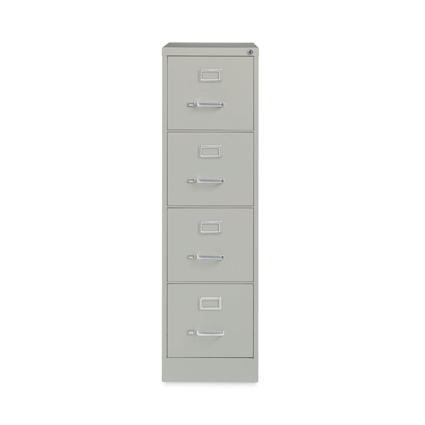 Hirsh Industries Vertical Letter File Cabinet, 4 Letter-Size File Drawers, Light Gray, 15 x 22 x 52