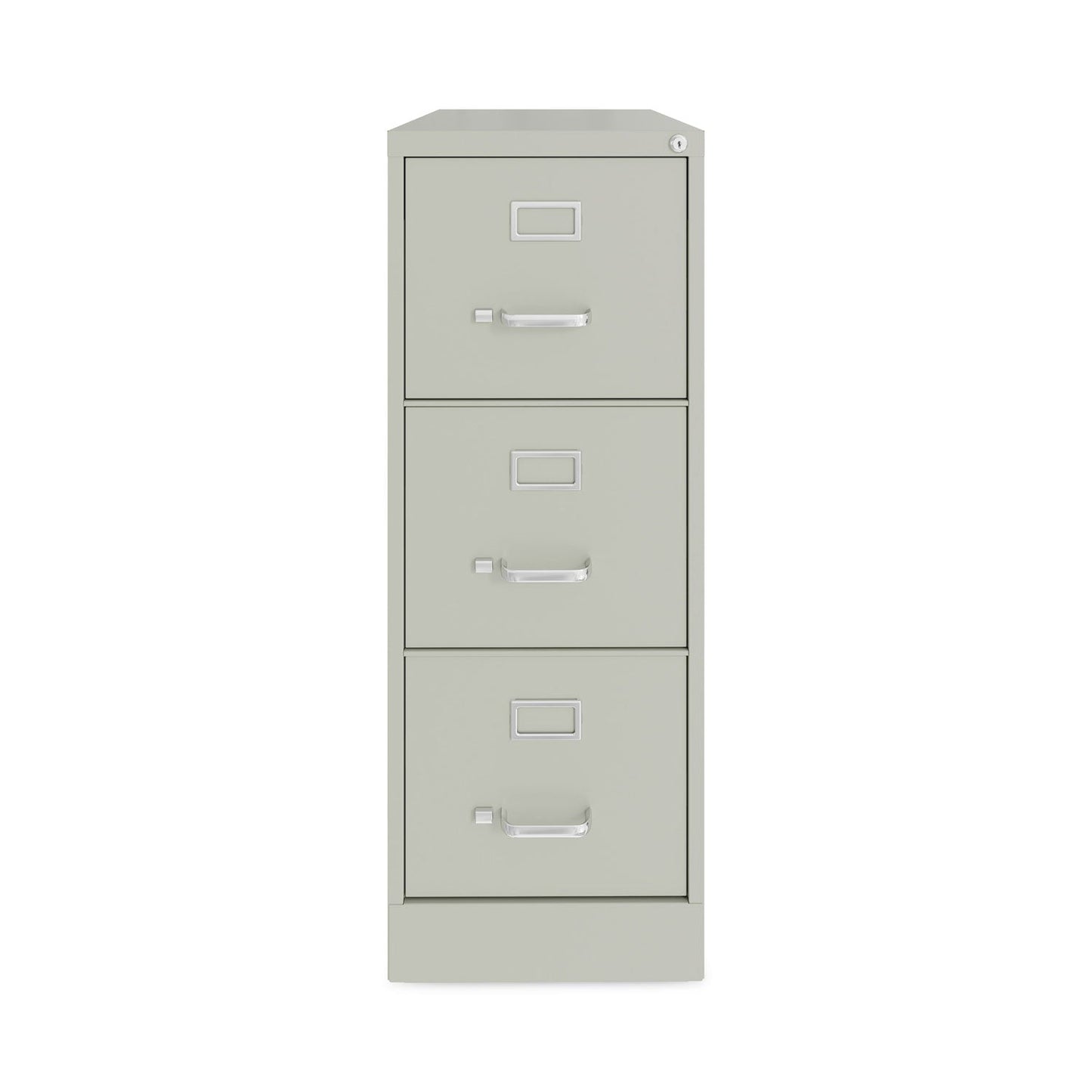 Hirsh Industries Vertical Letter File Cabinet, 3 Letter-Size File Drawers, Light Gray, 15 x 22 x 40.19