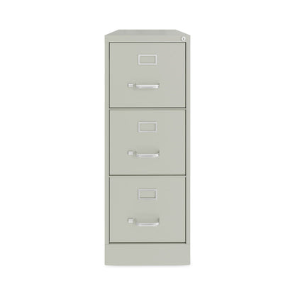 Hirsh Industries Vertical Letter File Cabinet, 3 Letter-Size File Drawers, Light Gray, 15 x 22 x 40.19