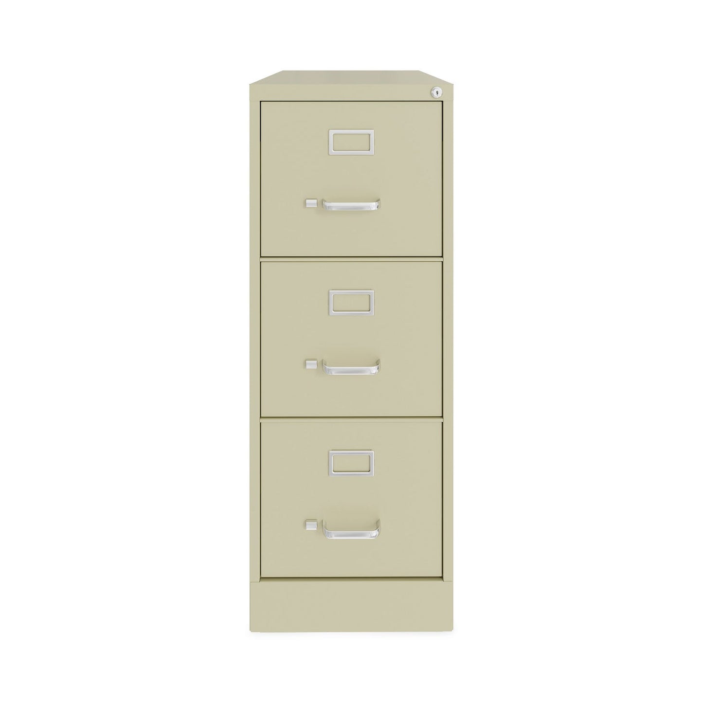 Hirsh Industries Vertical Letter File Cabinet, 3 Letter-Size File Drawers, Putty, 15 x 22 x 40.19
