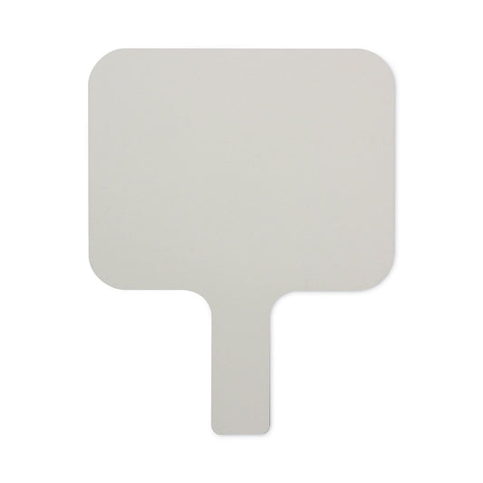 Flipside Dry Erase Paddle, 9.75 x 8, White, 12/Pack