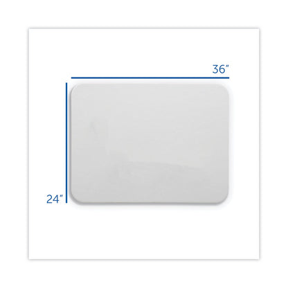 Flipside Magnetic Dry Erase Board, 36 x 24, White