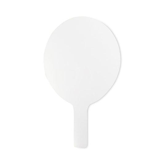Flipside Dry Erase Paddle, 12 x 7, White, 12/Pack