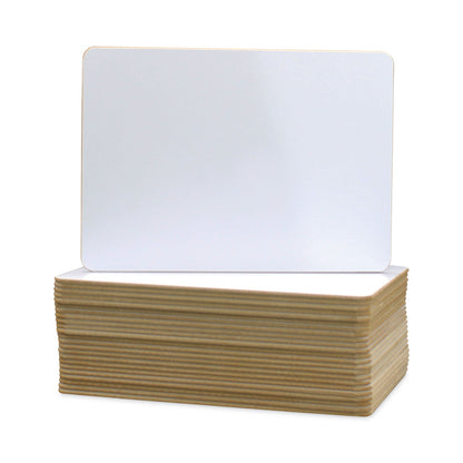 Flipside Dry Erase Board, 9 x 6, White, 24/Pack