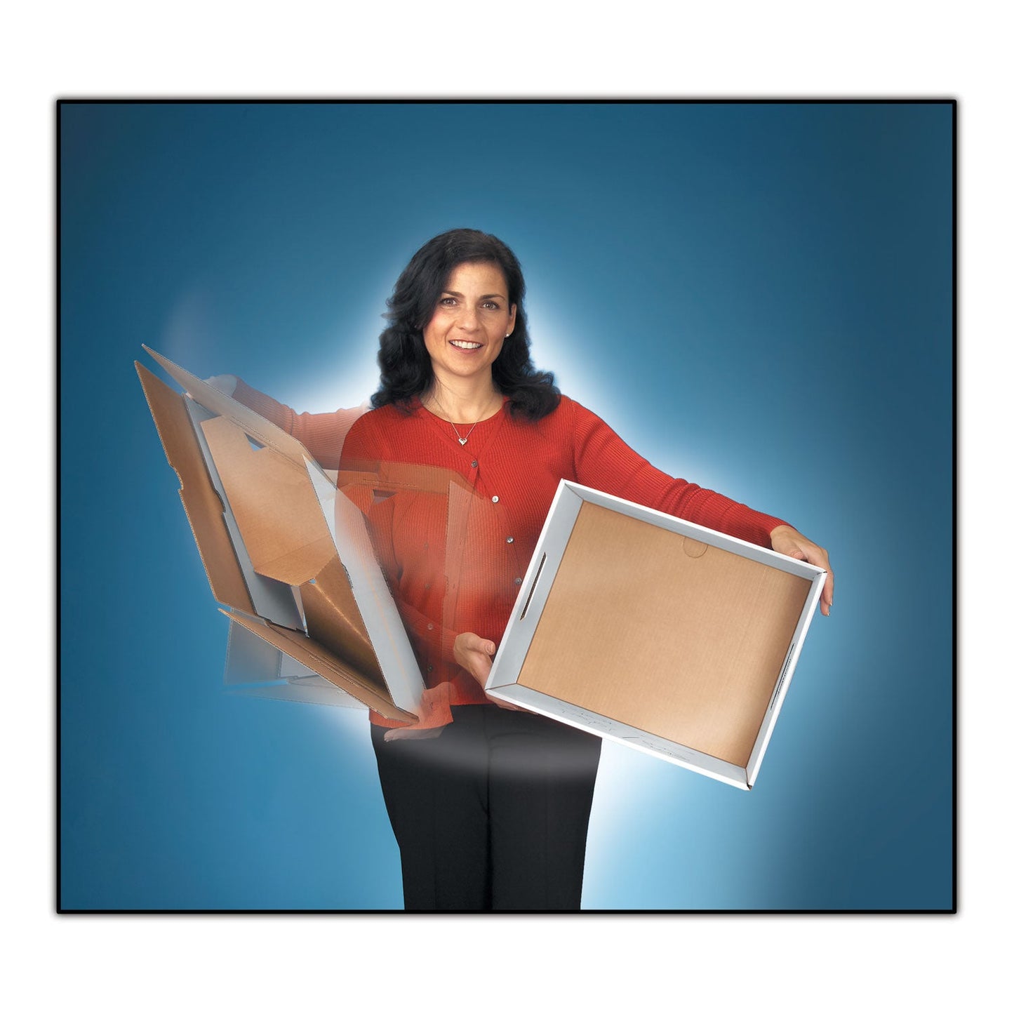 Bankers Box STOR/FILE Medium-Duty Strength Storage Boxes, Letter Files, 12.25" x 24" x 10.75", Kraft/Green, 12/Carton