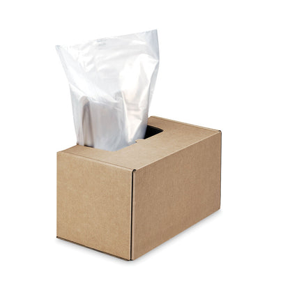 Fellowes Shredder Waste Bags, 50 gal Capacity, 50/Carton