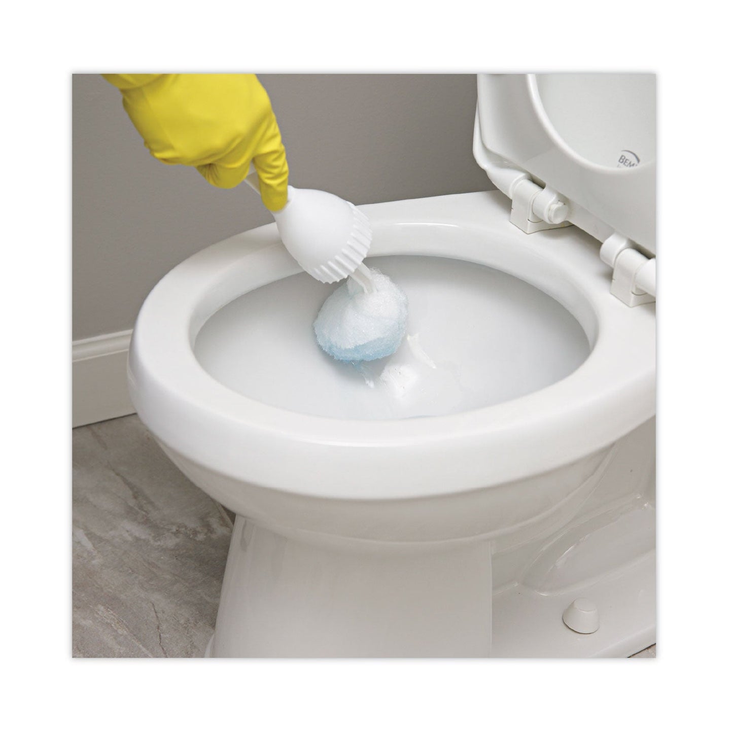 Boardwalk Cone Bowl Mop, 10" Handle, 2" Mop Head, White, 25/Carton