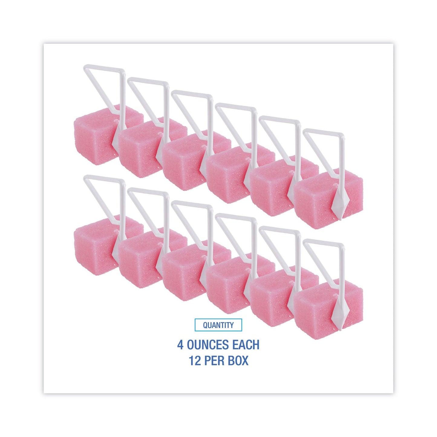 Boardwalk Toilet Bowl Para Deodorizer Block, Cherry Scent, 4 oz, Pink, 12/Box