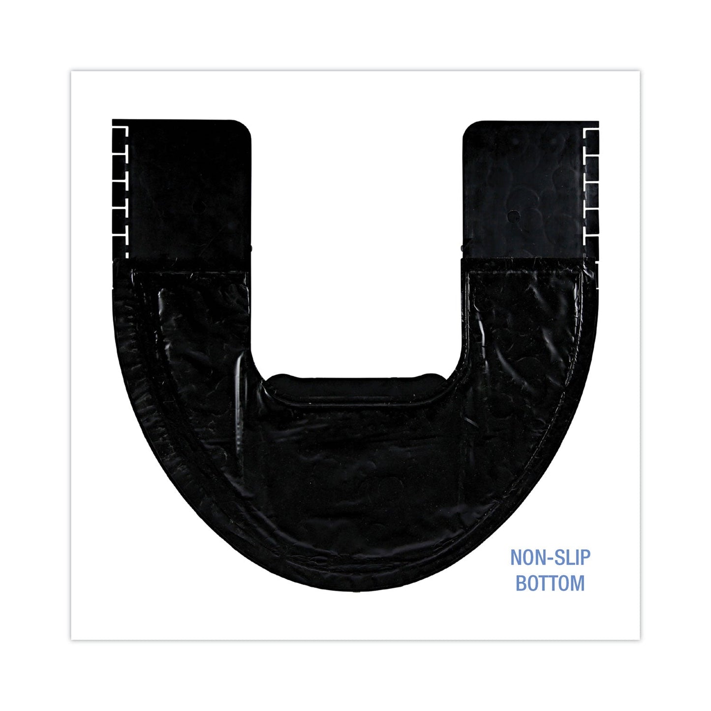Boardwalk Commode Mat 2.0, Rubber, 22.88 x 22, Black/White, 6/Carton