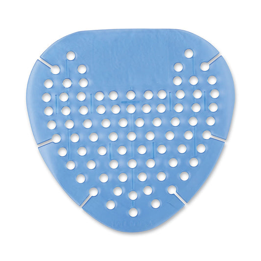 Boardwalk Gem Urinal Screens, Cotton Blossom Scent, Blue, 12/Box