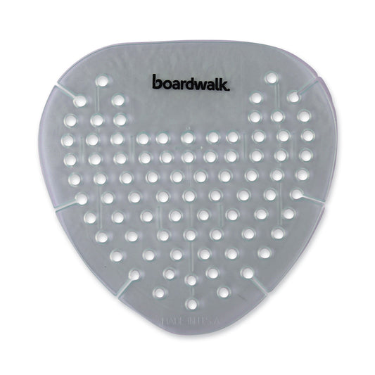 Boardwalk Gem Urinal Screens, Herbal Mint Scent, Green, 12/Box